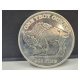 1 Troy oz. Silver Round Liberty Indian