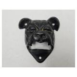 Vintage Cast Iron Bulldog Bottle Opener