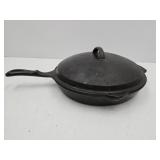 Cast Iron Corona Skillet with Lid See Size