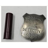 Pinkerton National Secuirty Detective  Badge +