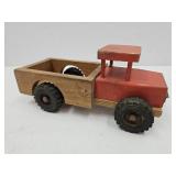 Vintage Wood Toy Truck Holbrook 10" L