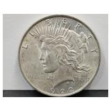 1922 Silver Peace Dollar Coin