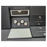 225th Anniversary Silver  Four  Medal Set