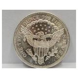 Liberty Eagle One Troy Ounce Silver Round