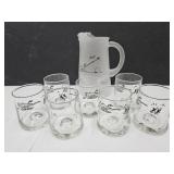 Ant Eaters  Pitcher & Glasses