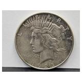 1923 D Silver Peace Dollar