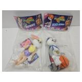 2 Unopened Space Jam Bunnies Vintage