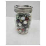 Pint Size Jar Marbles