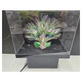 Electric Ligjt Peacock Display  10 x 12" high