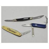 3 Pocket Knives Buck, Ryndam Swiss