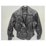 Wilson Womens Sz Med Leather LIned Jacket