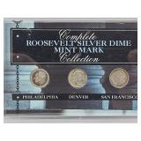 Roosevelt Silver Dime Mint Mark Coins