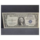 $1 Dollar Silver Certificate 1935 F Series Great