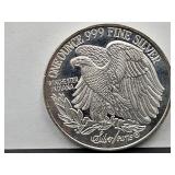 1 oz. Silver Towne Silver Round