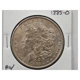 1885 O Morgan Silver Dollar