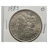 1883 O Morgan Silver Dollar