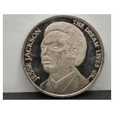 Jesse Jackson 1 oz. Silver Round