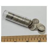 Tube of 1948 Eisenhower Silver Dimes