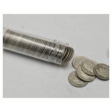 Tube of 1959 D Eisenhower Silver Dimes