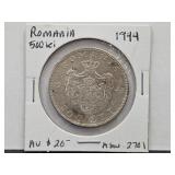 Romania 500 Lei Silver Coin