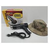 Camo Hat & Wagner Heat Gun