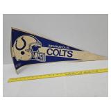 Vintage Colts Football Pennant Felt