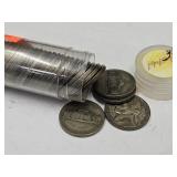 Tube of 1945 D War Nickels