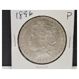 1896 Silver Morgan  Dollar Coin