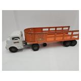 VTG 20" Structo Metal Toy Truck Overland Freight