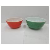 2 Pyrex Bowls See Size