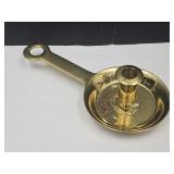 Vintage Solid Brass Chamberstick Candle Holder