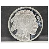 Liberty 1 troy oz. Silver Round