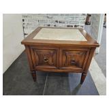 Nice Side Table / End Table w Storage 26x23x22"