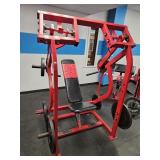 Shoulder Press Weight Machine w 45, 35& 25 LB Sets