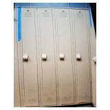 4 PVC Lockers