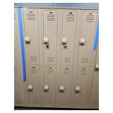 4 PVC Lockers