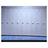 Set of 10 PVC Lockers