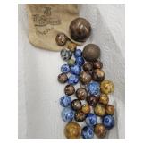 Antique Lot of Marbles German?  See Sizes