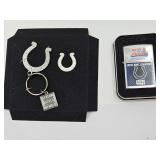 COLTS Zippo Lighter, Keychain & Pin