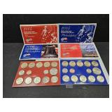 6- 2005-2007 US Mint UNC Coin Sets