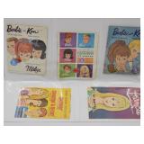 5 Vintage Barbie Doll Pamplet Books