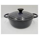 Cast Iron Enamel Le Creuset See Size w/Lid