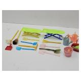 Barbie Doll Accessories Water Cans, Broom +