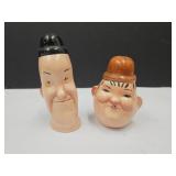 Authentic Vintage Beswick  Laural & Hardy Shakers