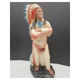 Indian Statue  Made in Mexico 30" high