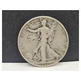 1937 Walking Liberty Silver Half Dollar Coin