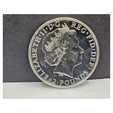 2014 2 pound English Silver Coin