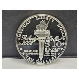 Liberty $10 Silver Round