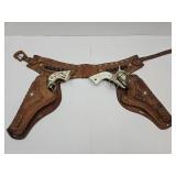 VintageToy Guns Colt 38 with Leather Holster