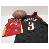 Wilson Football, Kids Sz 4T Lebron James & 76ers